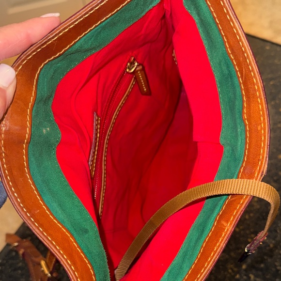 Dooney & Bourke Tan Leather Crossbody Bag - Picture 8 of 11